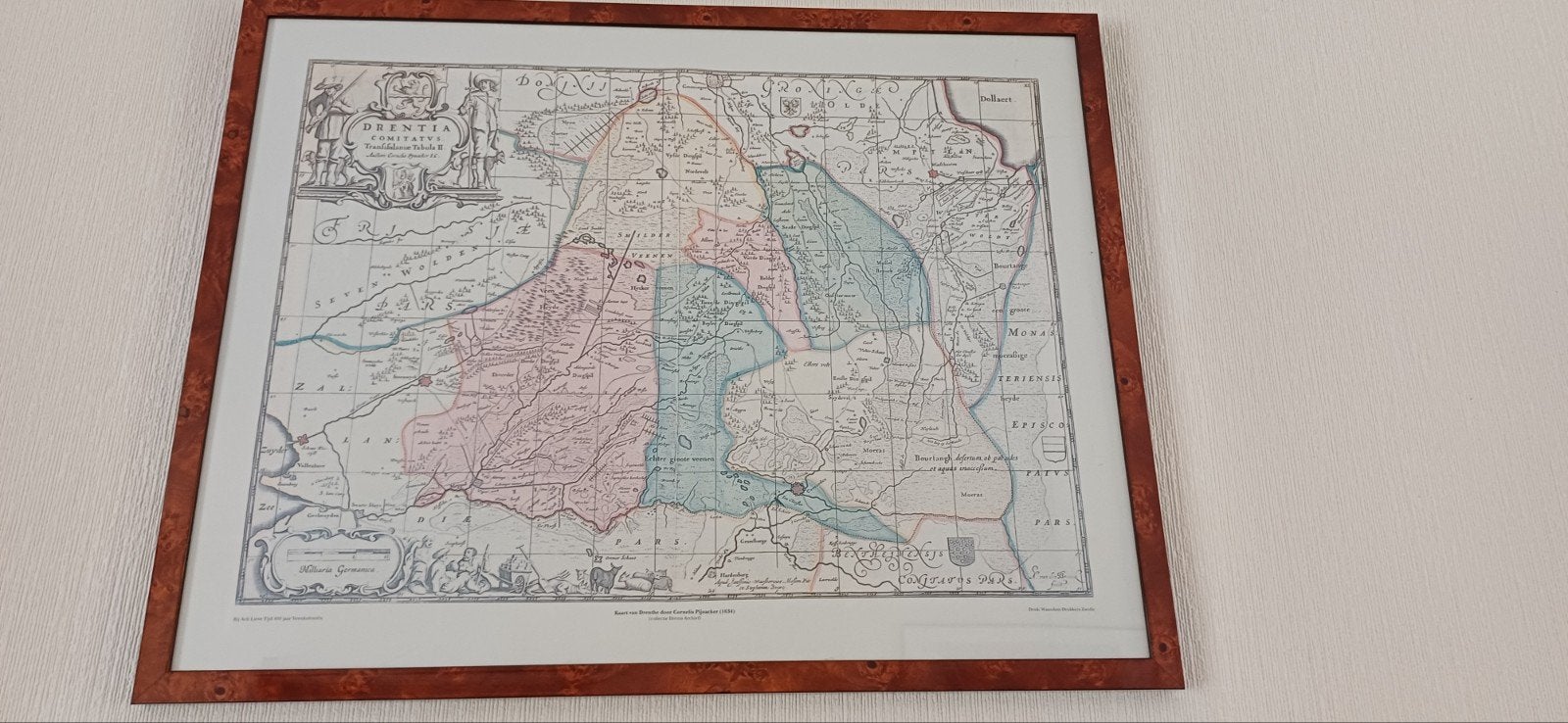 Landkaart Drenthe, Boeken, Ophalen, 1800 tot 2000, Nederland, Landkaart