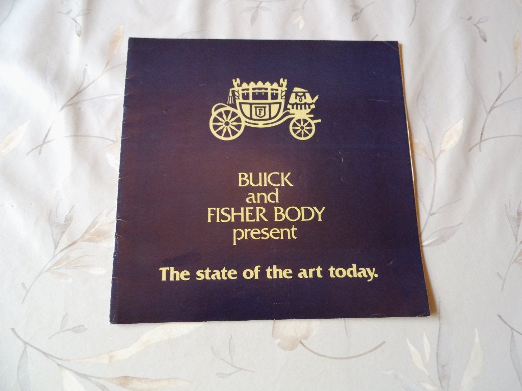 Buick and Fisher Body, Verzenden, Zo goed als nieuw, Overige merken