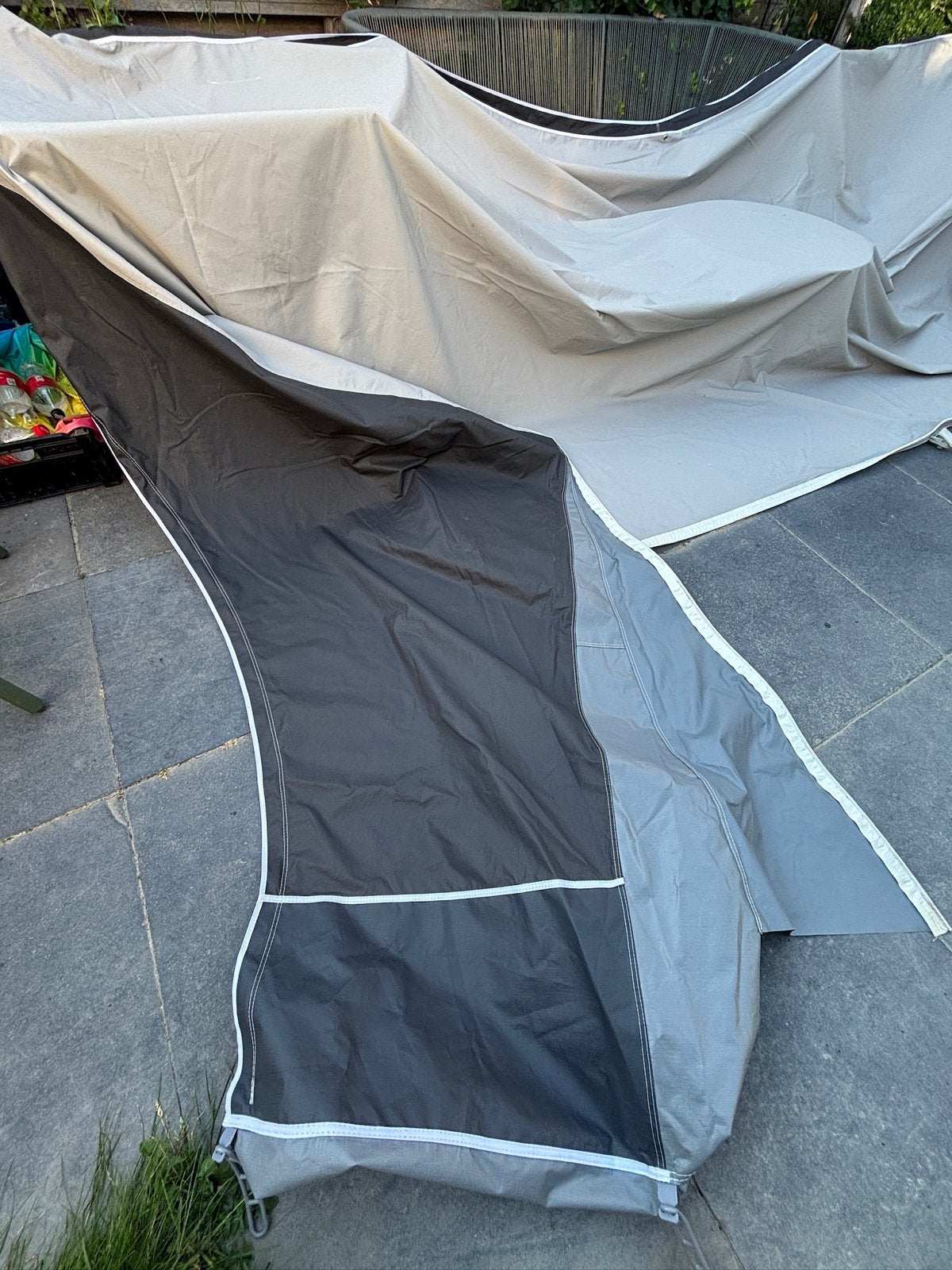 Doréma Panorama luifel met zijwanden en frame, maat 12/SF, Ophalen, Gebruikt, Dorema