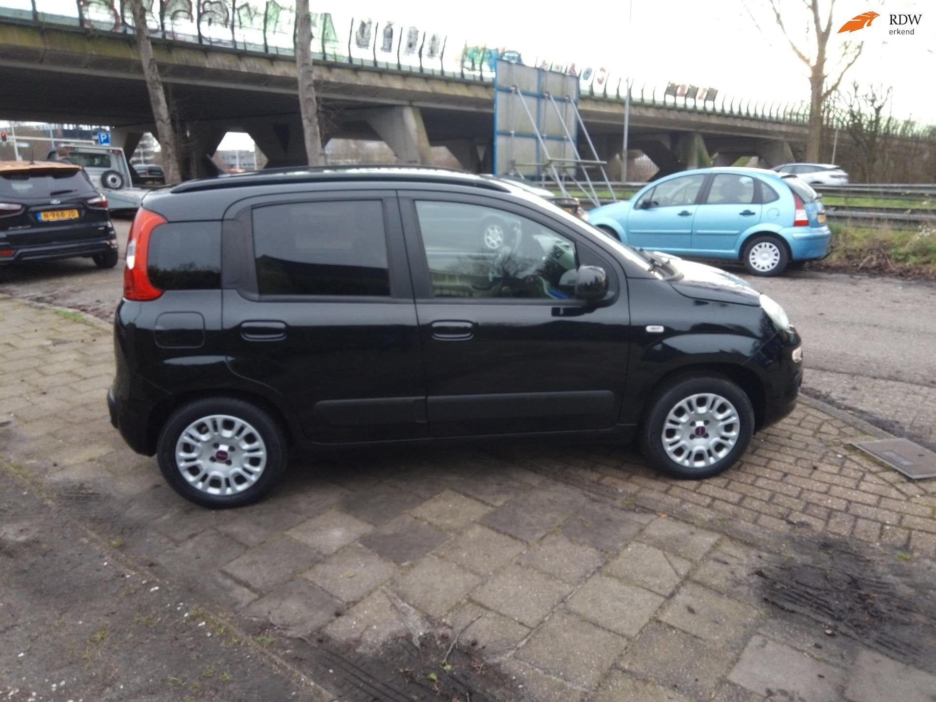 Fiat Panda 0.9 TwinAir Lounge, Auto's, Voorwielaandrijving, Euro 5, Panda, Zwart