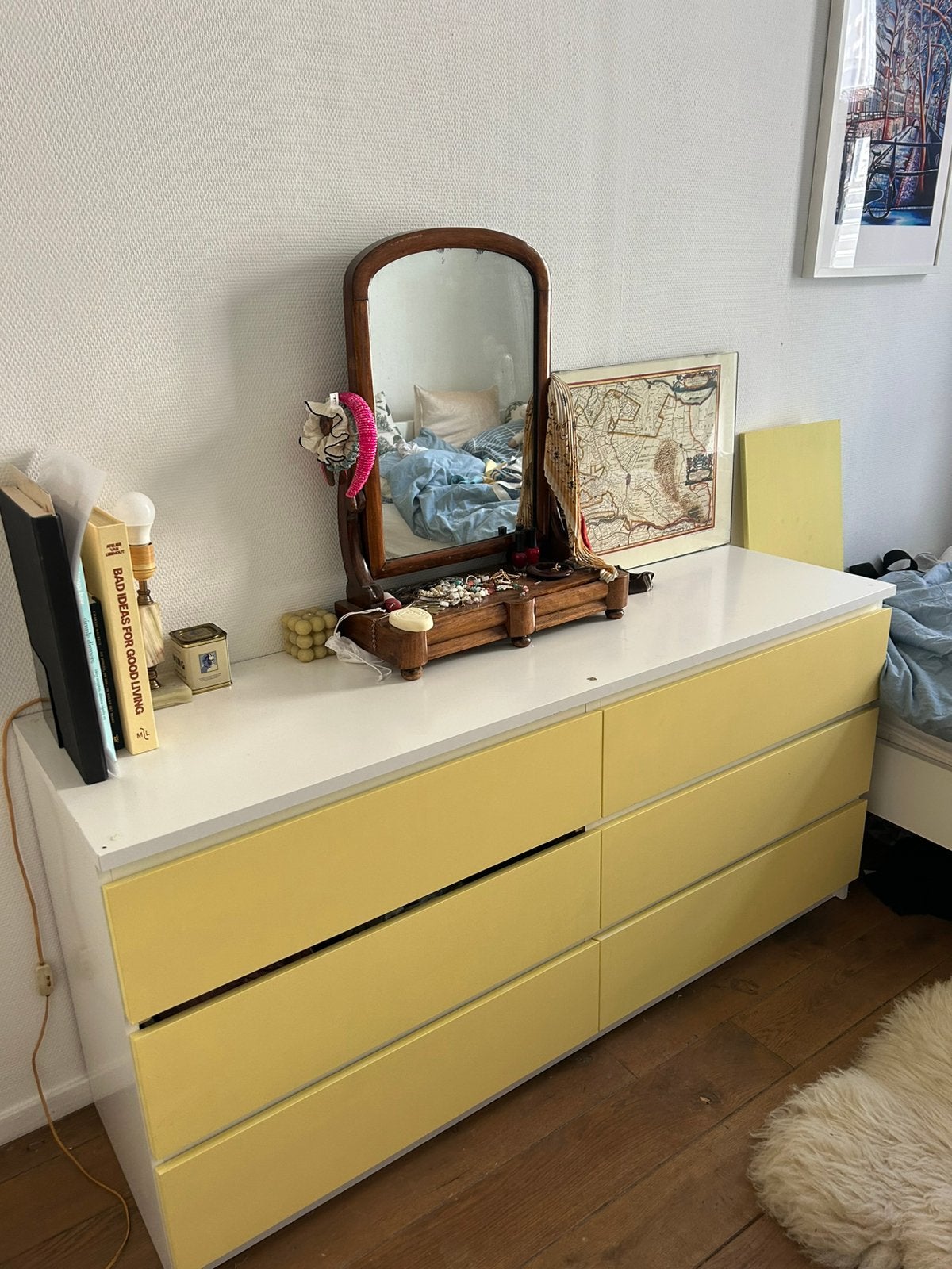 Ladenkast op te halen in amsterdam, Huis en Inrichting, Zo goed als nieuw, 3 of 4 laden, Minder dan 100 cm, 25 tot 50 cm