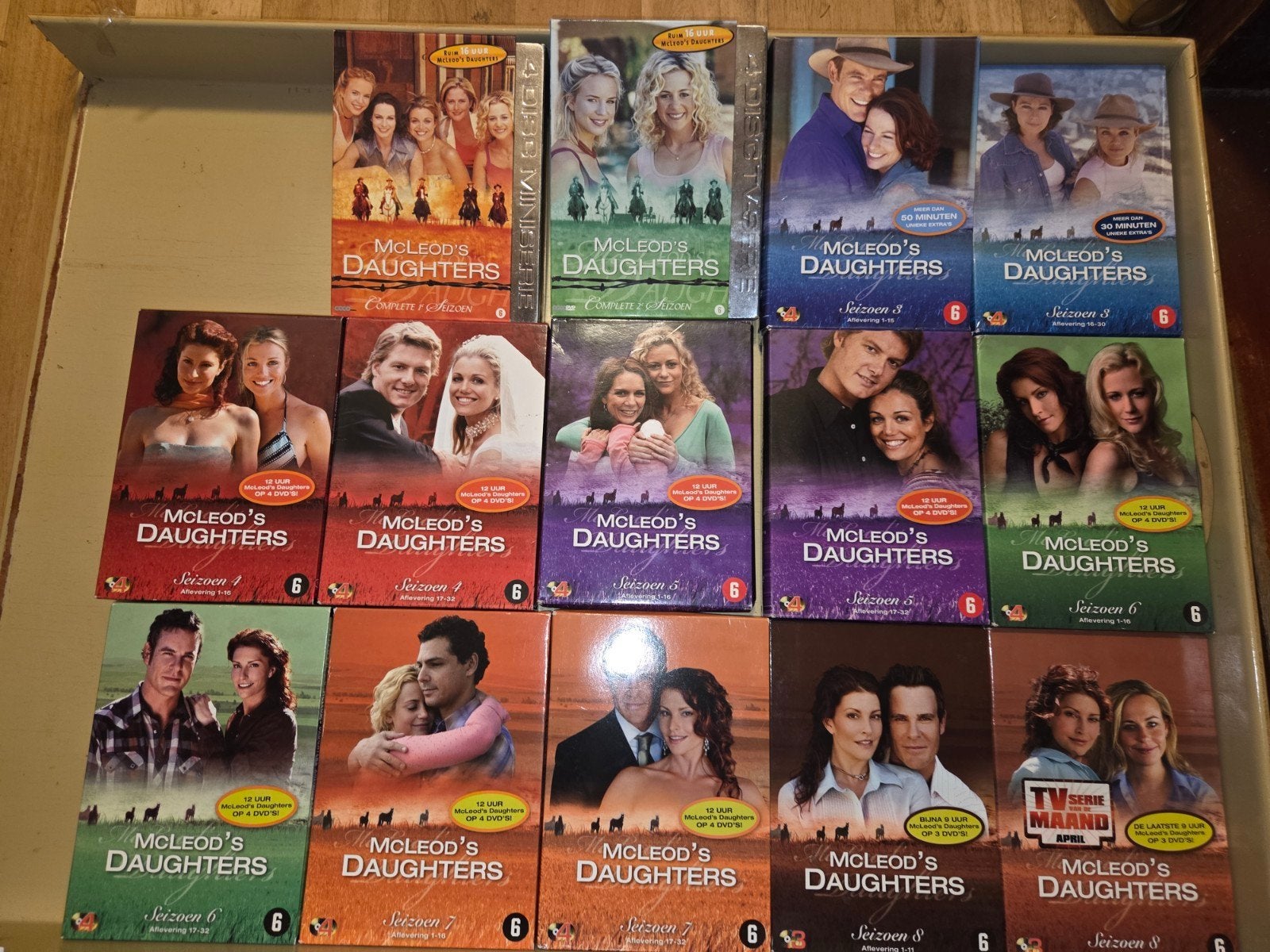complete serie deel 1 tm 8 Mcleod's daughters, Cd's en Dvd's, Ophalen of Verzenden, Zo goed als nieuw
