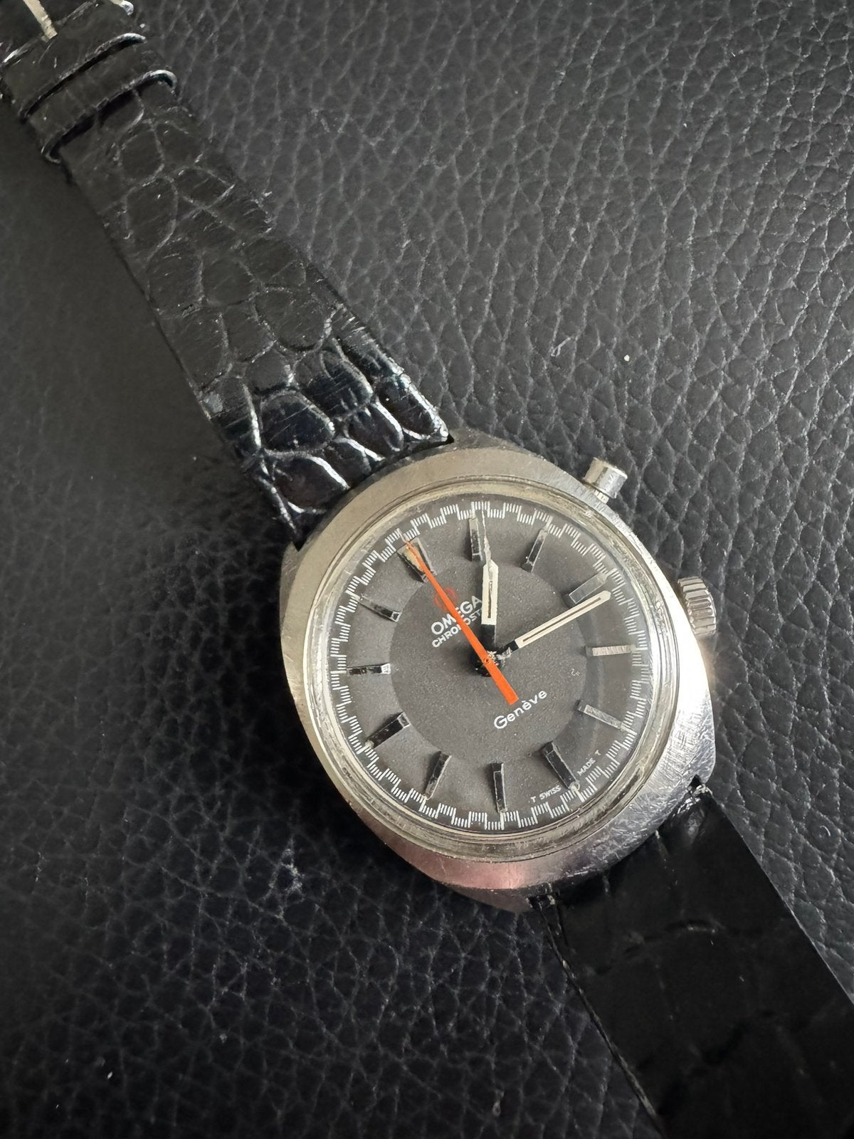 Omega horloge, Sieraden, Tassen en Uiterlijk, Horloges | Antiek, Ophalen, Staal, Overige merken, 1960 of later