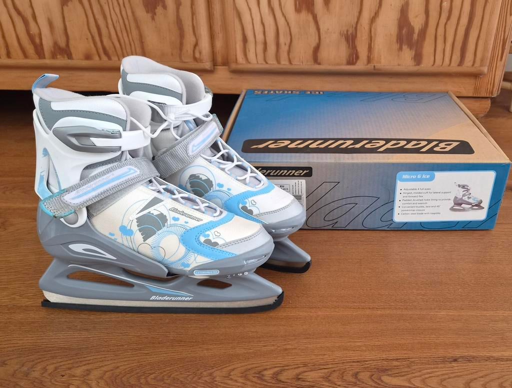 Bladerunner Micro G Ice Schaatsen - Verstelbaar, Sport en Fitness, Schaatsen, Ophalen of Verzenden, Zo goed als nieuw, IJshockeyschaatsen