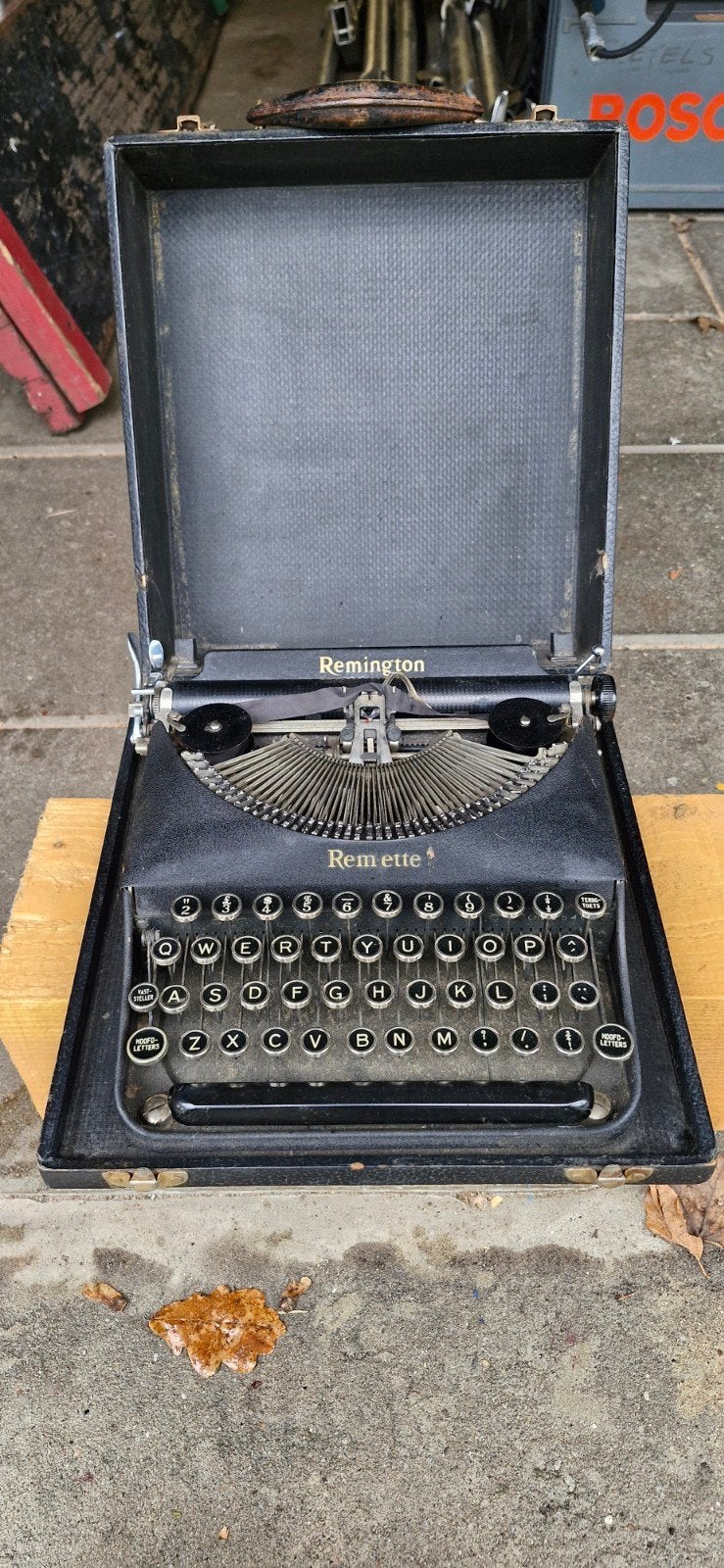 Remmington Remette typemachine jaren 30, Antiek en Kunst, Ophalen of Verzenden