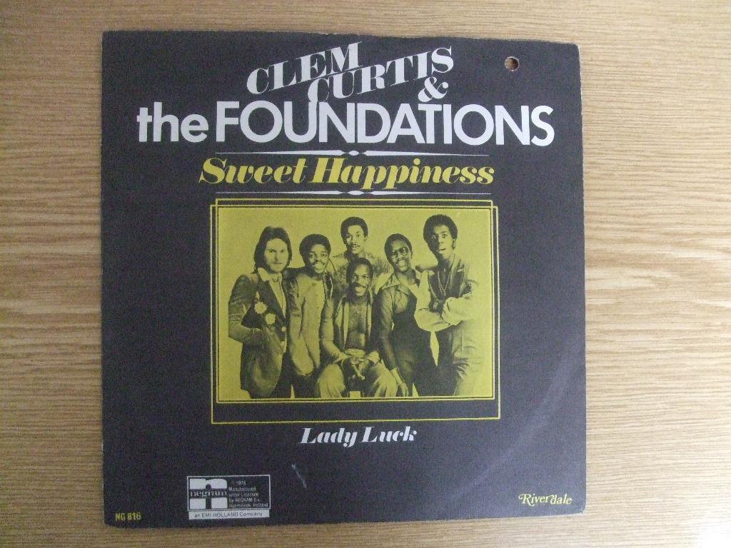 CLEM CURTIS & THE FOUNDATIONS    SWEET HAPPINESS / LADY LUCK, Cd's en Dvd's, Vinyl Singles, 7 inch, Single, Ophalen of Verzenden
