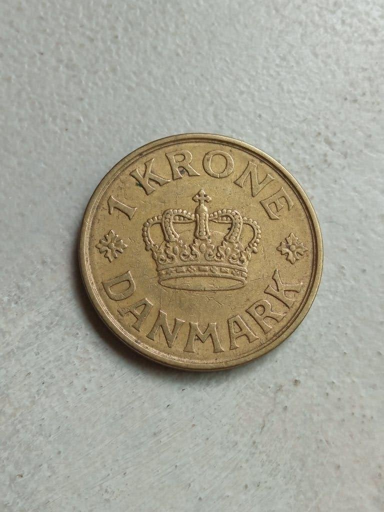 Denemarken 1 kroon 1936., Ophalen of Verzenden, Overige landen, Losse munt