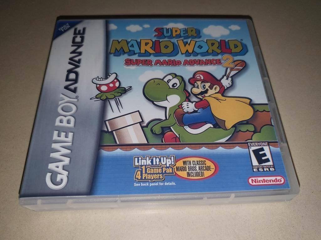 Super Mario World Game Boy Advance GBA Game Case, Avontuur en Actie, Verzenden, 1 speler, Zo goed als nieuw