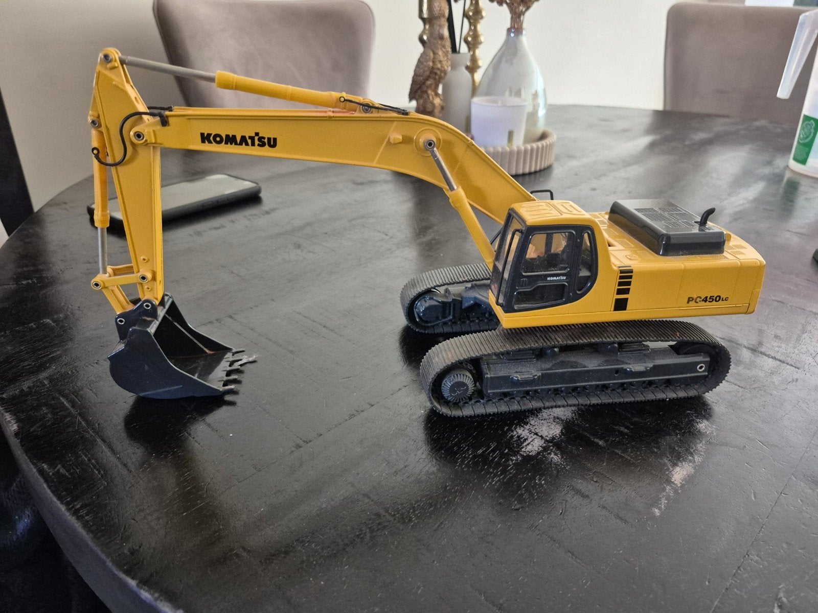 Komatsu PC450LC Graafmachine Schaal 1:32 Joal, Ophalen of Verzenden, Zo goed als nieuw, Tractor of Landbouw, Joal