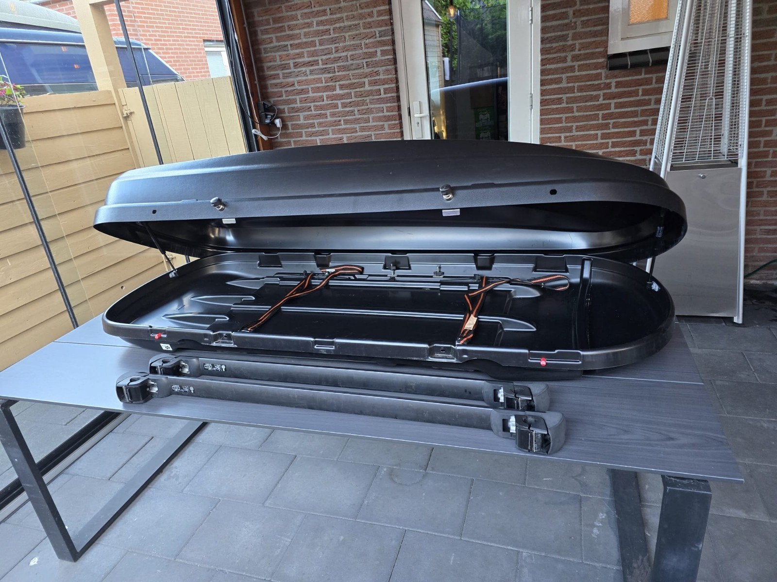 Originele VW touran 1t2 dakkoffer met dakdragers zgan, Ophalen, Zo goed als nieuw