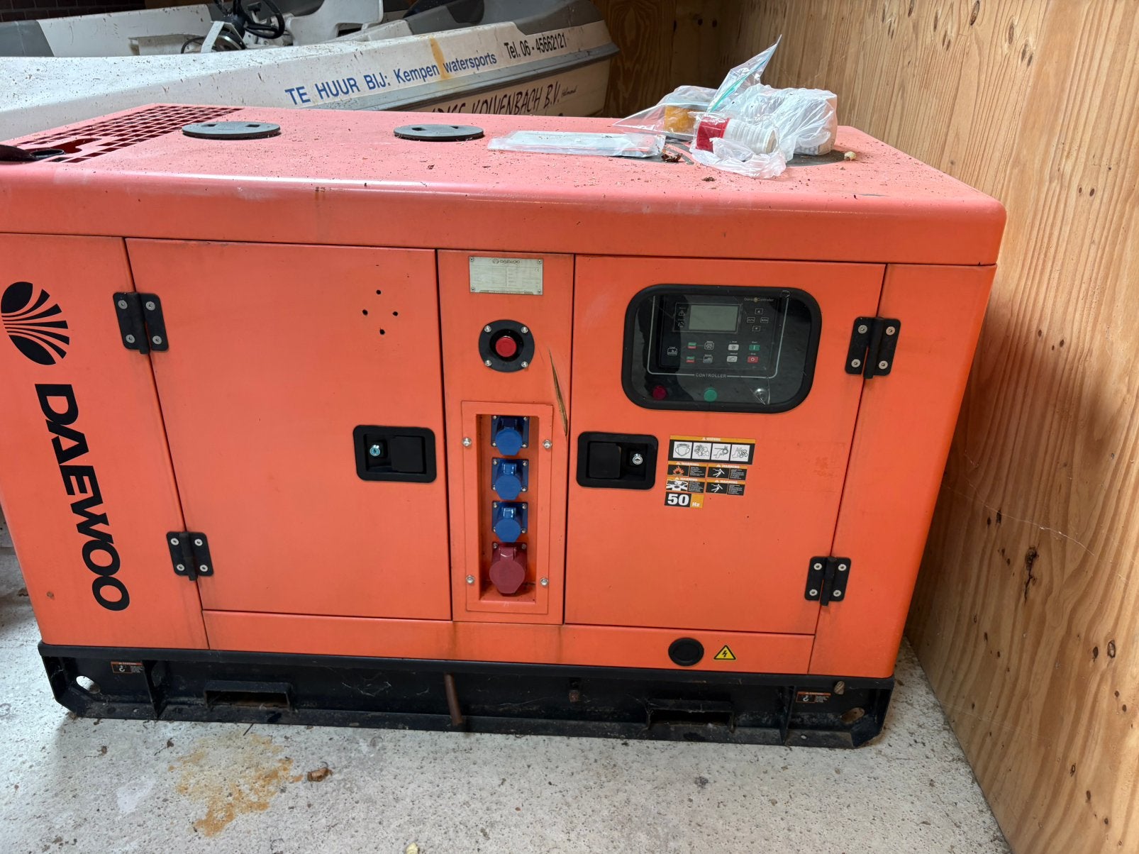 Deawoo aggregaat., Ophalen of Verzenden, Zo goed als nieuw, Minder dan 5 kVA, Benzine