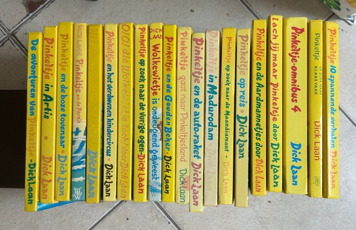 Te koop: een mooie partij van 15 Pinkeltje-boeken Dick Laan, Boeken, Ophalen of Verzenden, Gelezen, Kind en Jeugd