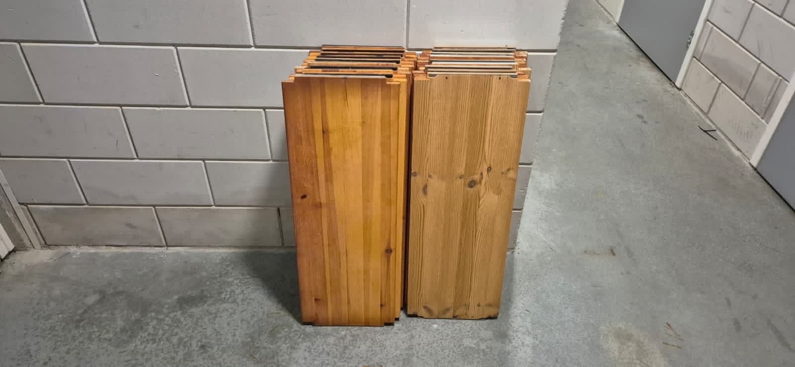 19 Bruynzeel stellingkast planken, Ophalen, Gebruikt