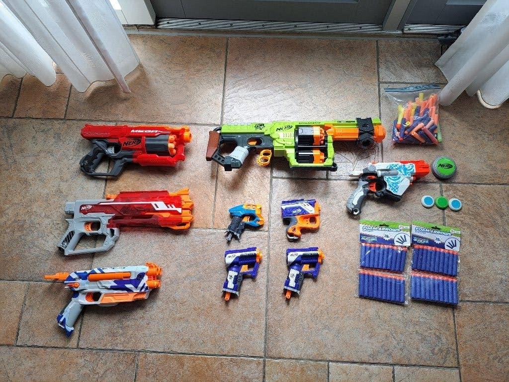Nerf speelgoedpistooltjes, Ophalen of Verzenden, Gebruikt