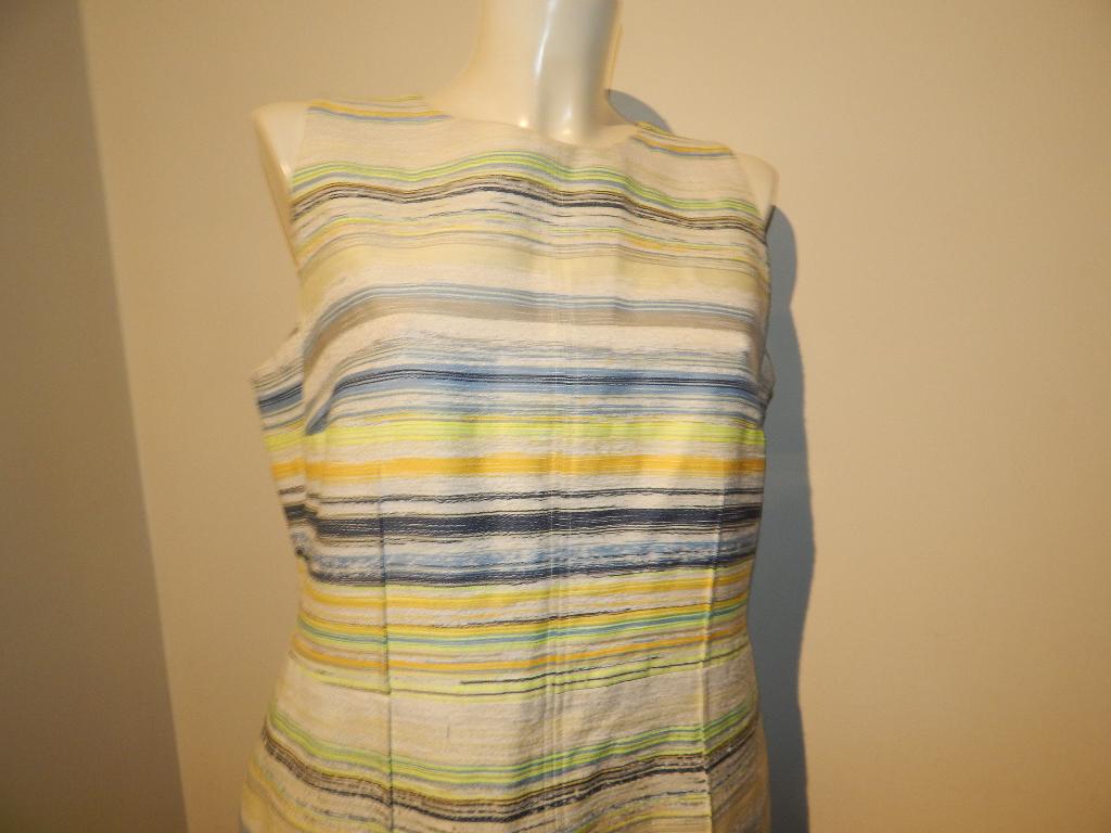 Natan Collection prachtige zomer jurk lichte tinten strepe44, Overige kleuren, Verzenden, Maat 42/44 (L), Zo goed als nieuw