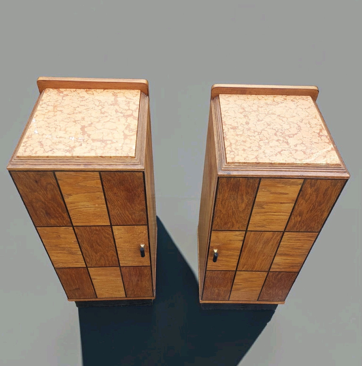 Antieke kastjes art deco nachtkastjes, Ophalen