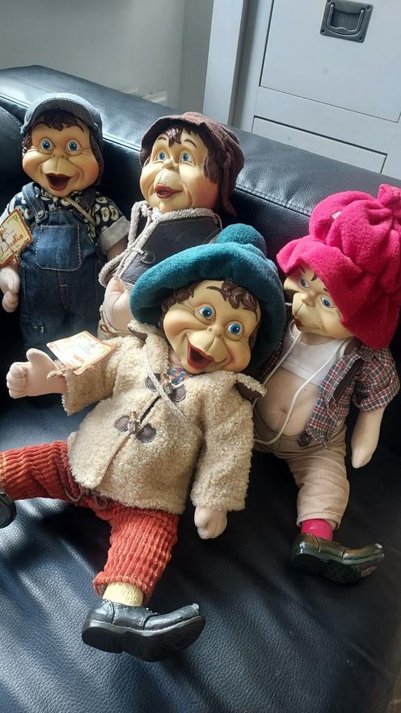 Set van 4 Efteling laven poppen, Ophalen of Verzenden, Beeldje of Poppetje
