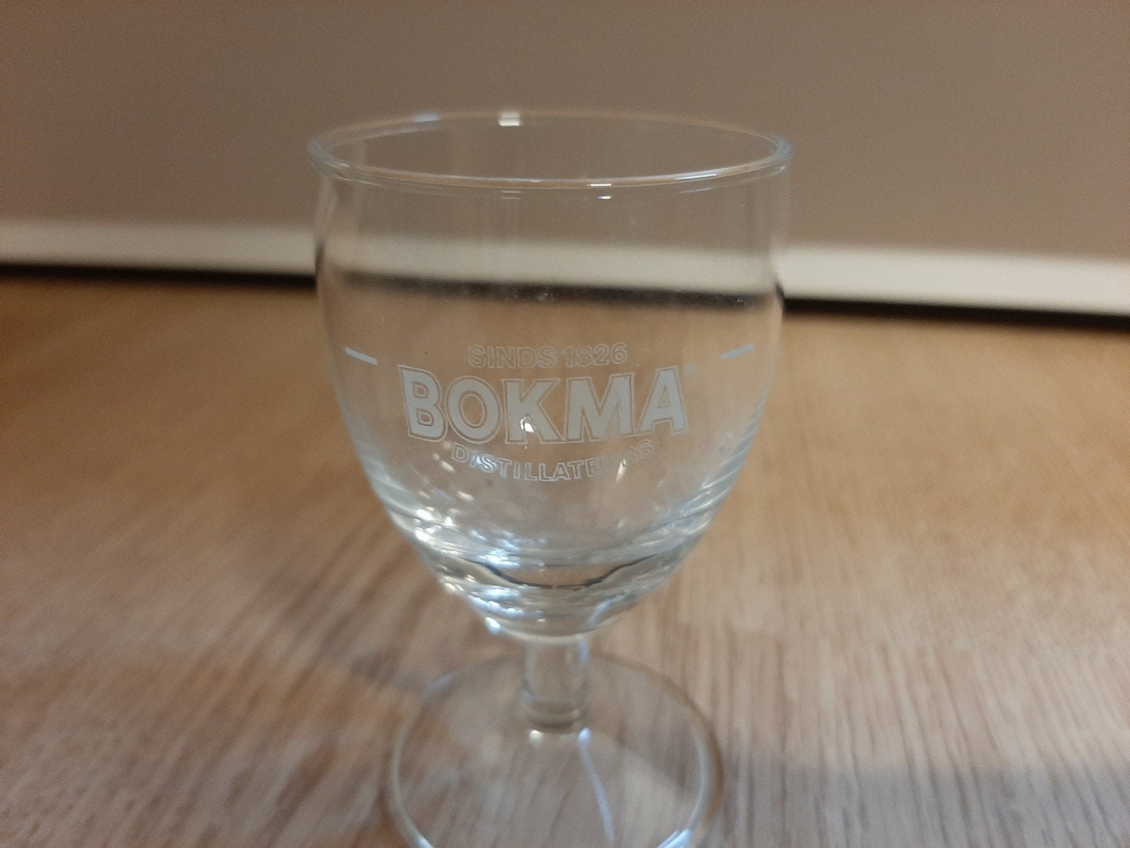 Bokma glas glaasje, Ophalen of Verzenden