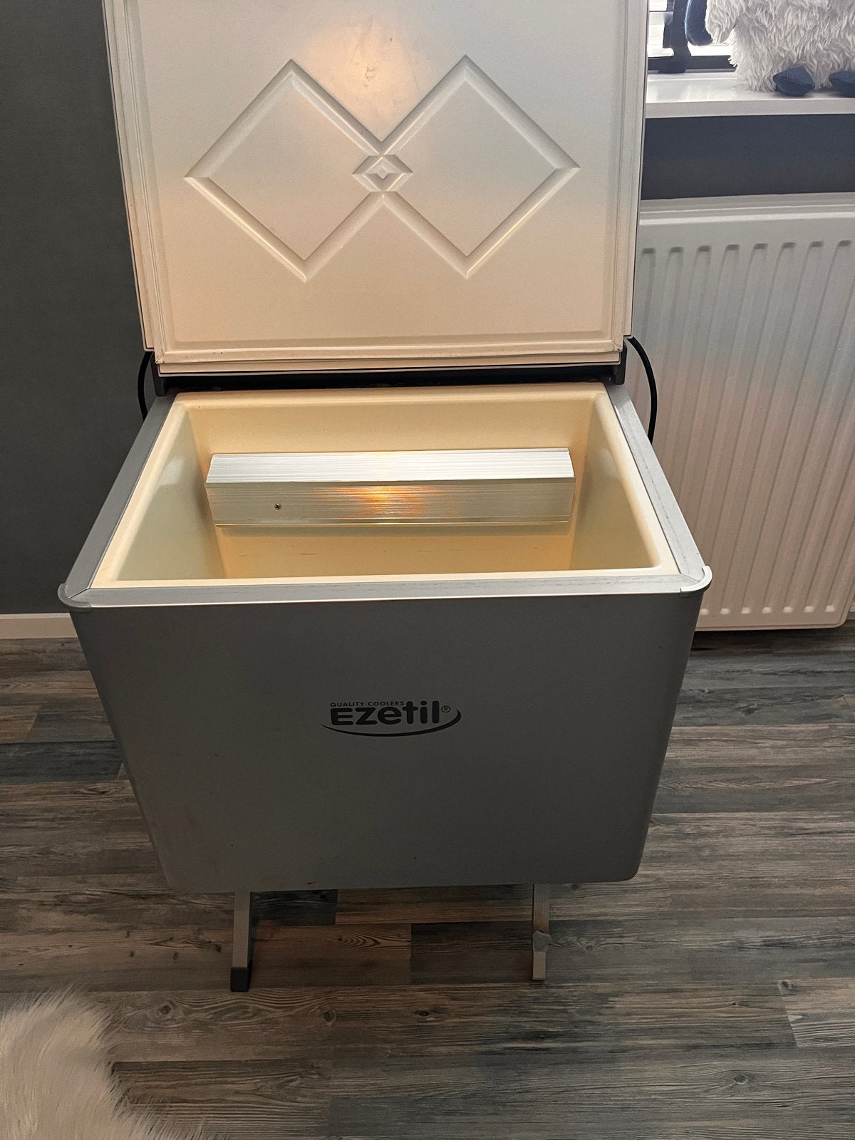 Ezetil Koelbox 230V/12V/Gas - Ideaal voor Camping, Ophalen, Gebruikt, Koelbox, Elektrisch