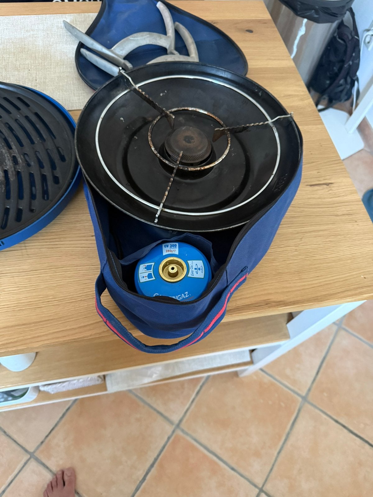 Campingaz Party Grill CV kooktoestel, Ophalen, Gebruikt