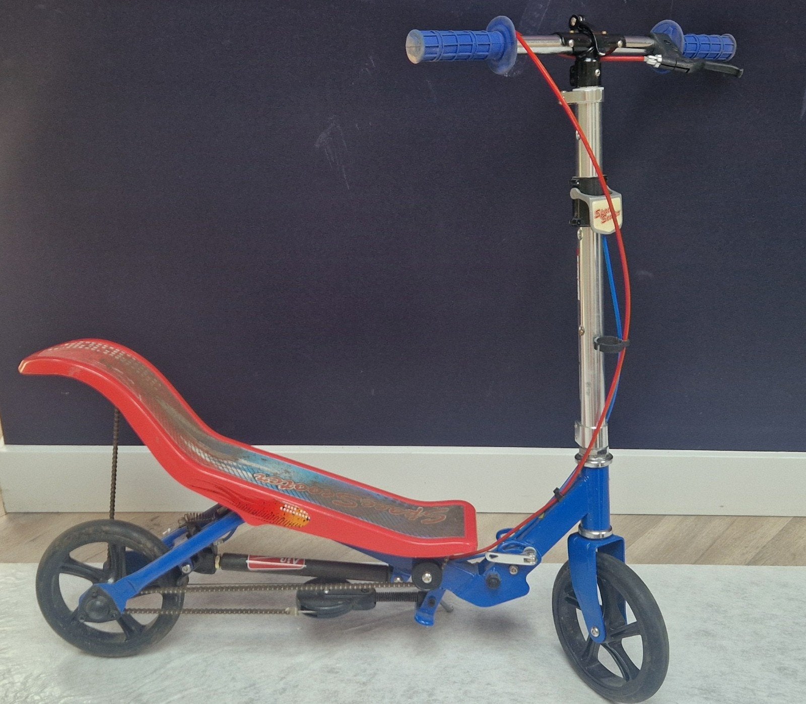 Space Scooter X590 Blauw/Rood - Gebruikt, Ophalen, Gebruikt, Gewone step