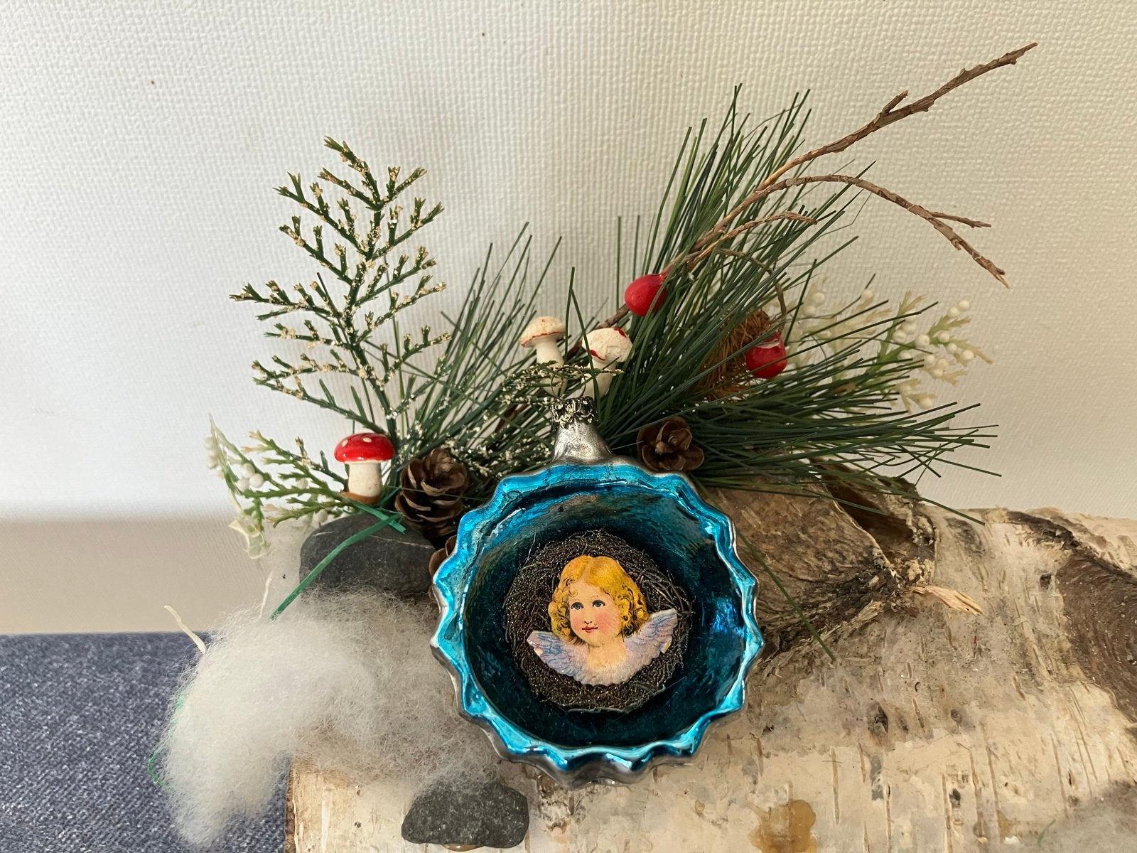 Prachtige oude kerstversiering, Ophalen of Verzenden