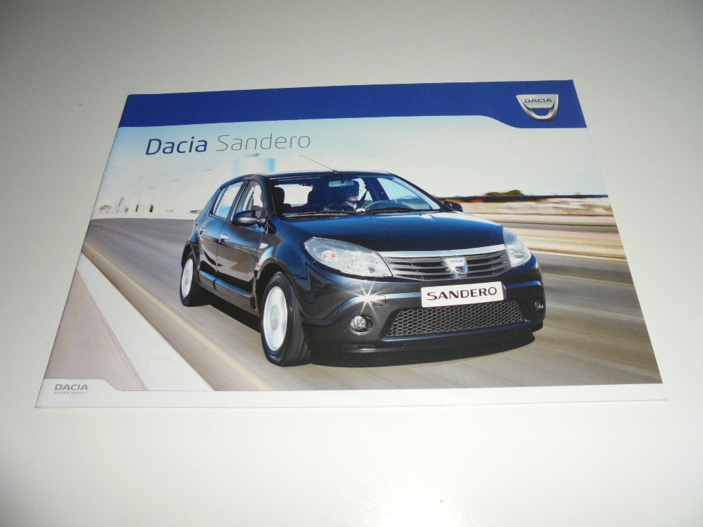 brochure Dacia Sandero  2011, Ophalen of Verzenden, Zo goed als nieuw, Overige merken