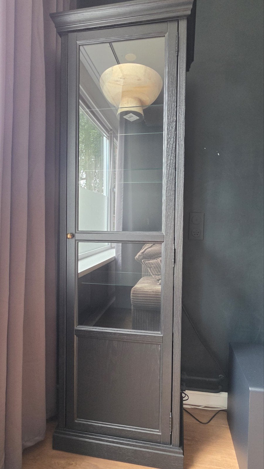 Ikea Malsjo vitrinekast, Ophalen, 50 tot 100 cm, Zo goed als nieuw, 150 tot 200 cm