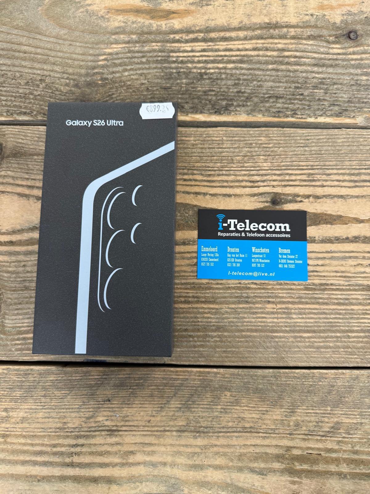 Samsung galaxy s26 ultra black 256 GB + 2 jaar garantie, Ophalen of Verzenden, Zo goed als nieuw