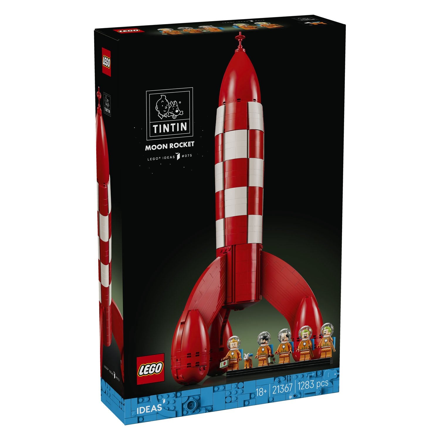 Lego 21367 Tintin maanraket (zonder minifiguren), Lego, Ophalen of Verzenden, Zo goed als nieuw, Icons