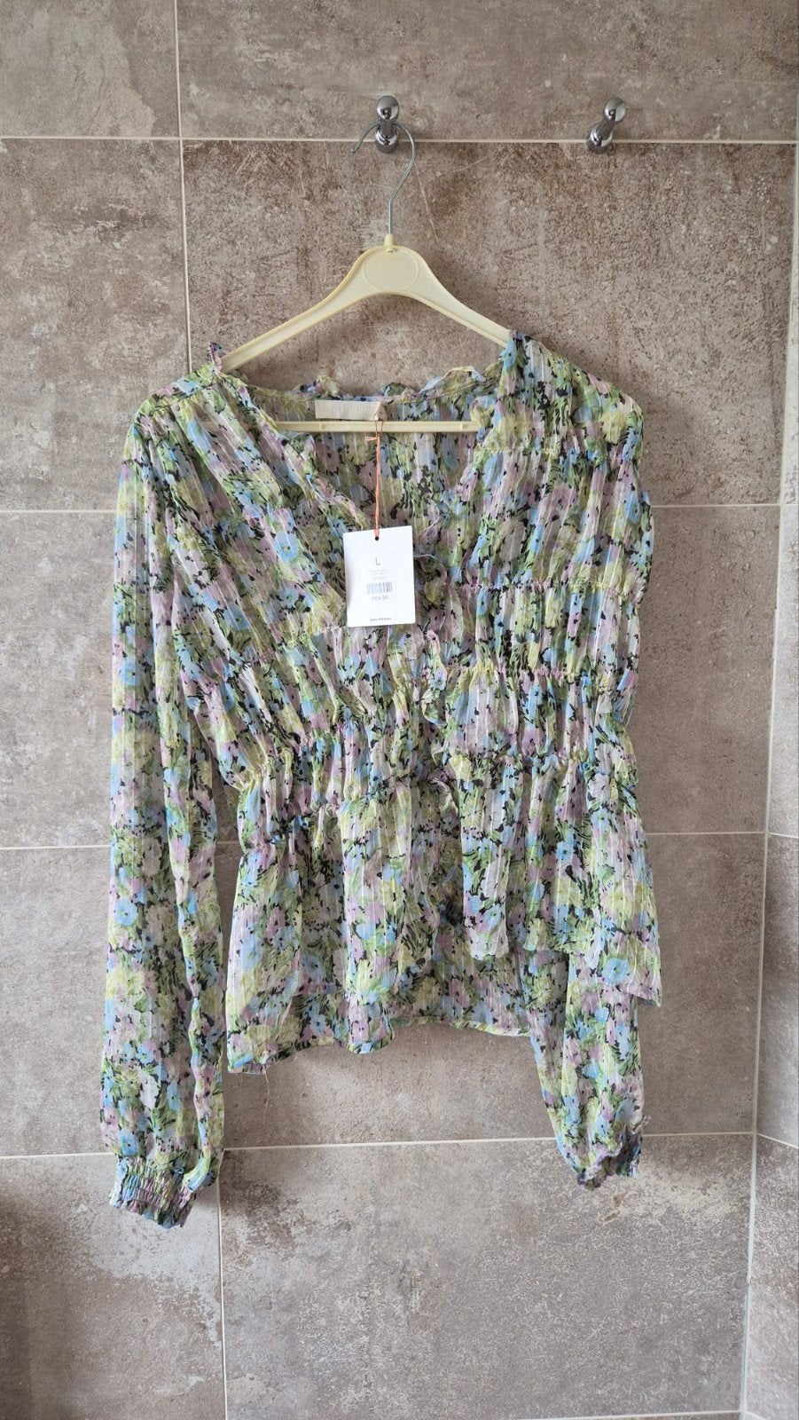 Sam Friday The Barbara Tunic Green Floral Maat L, Sam Friday, Maat 42/44 (L), Nieuw, Ophalen of Verzenden