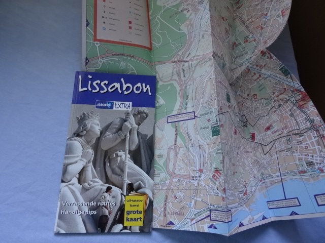 anwb extra reisgids Lissabon , met de  plattegrond, Gelezen, Europa, Ophalen of Verzenden, Reisgids of -boek