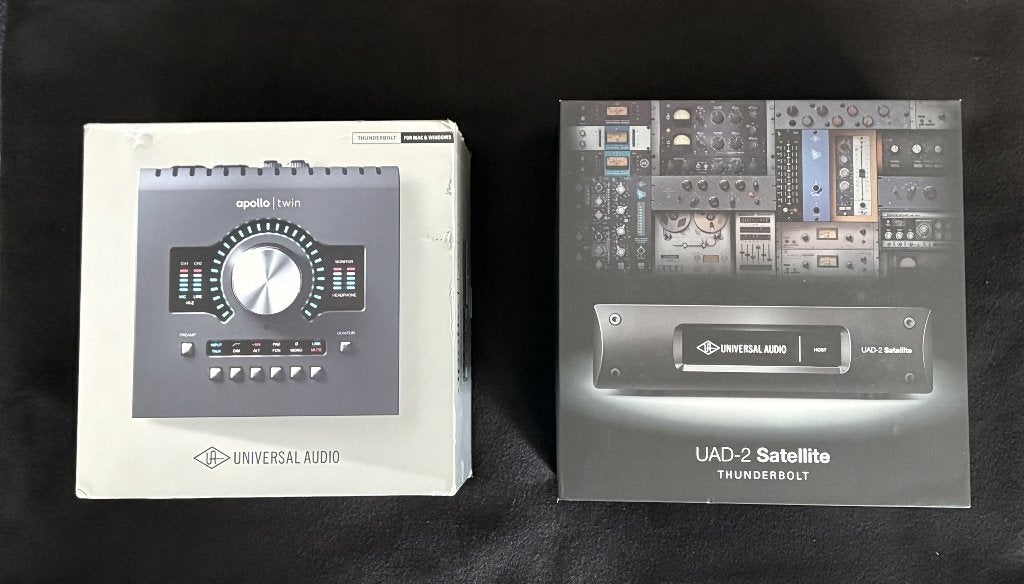 Universal Audio; Apollo Twin Duo + Apollo Quad Satellite, Ophalen of Verzenden