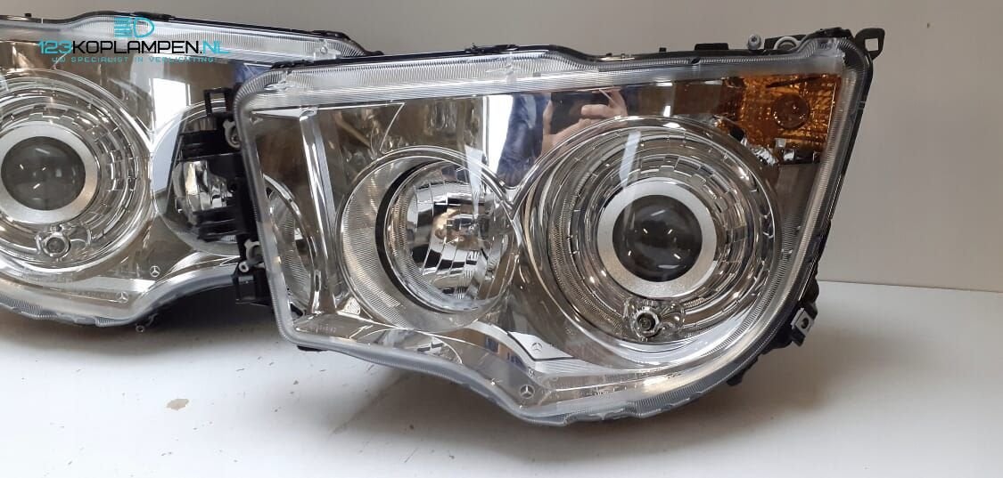 Mercedes Actros MP4 MP5 Xenon Led Koplamp links rechts, Gebruikt, -, Verlichting, Ophalen of Verzenden