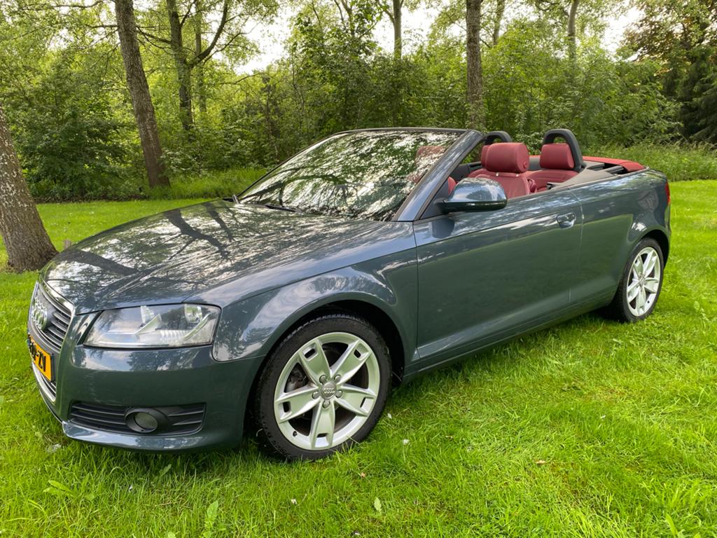 Audi A3 1.8 Tfsi Cabriolet 118KW 2008 Grijs kmst 153324, Voorwielaandrijving, 4 cilinders, Cabriolet, Handgeschakeld
