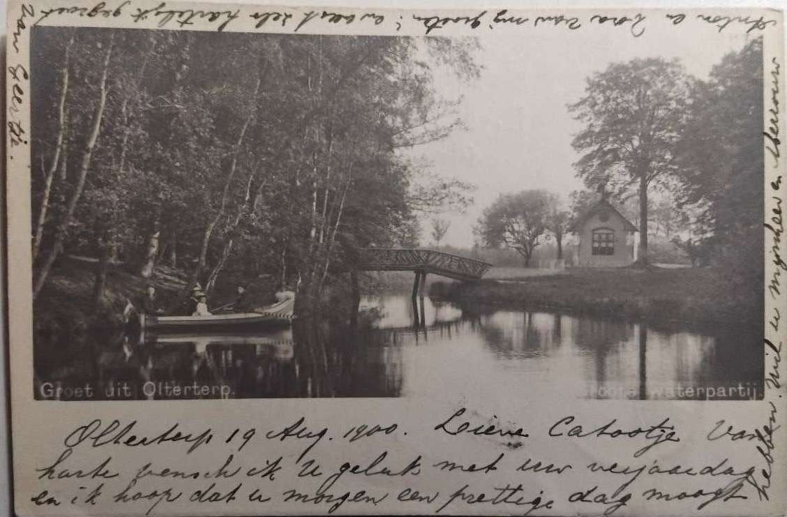 Olterter (Fr) 1902 aan Jonkvrouwe Clifford Kocq van Breugel, Verzamelen, Ophalen of Verzenden, Voor 1920, Gelopen, Noord-Brabant