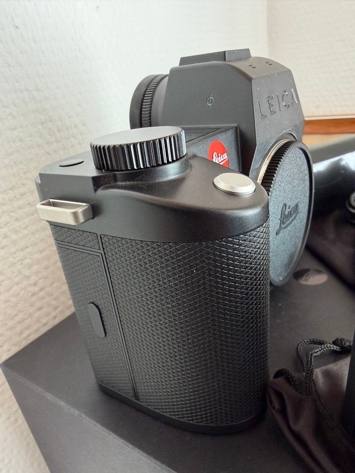 Leica SL-3s Systeemcamera - Als nieuw., Leica, Ophalen of Verzenden, Zo goed als nieuw, Accu