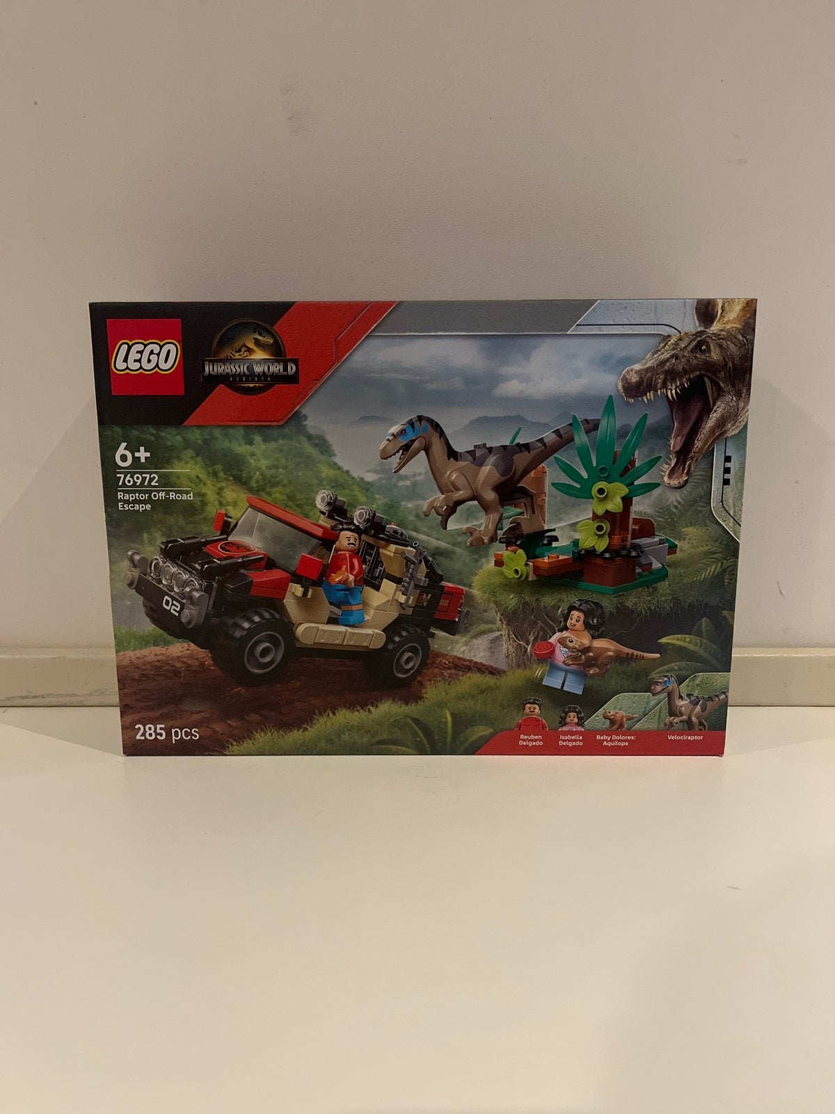 LEGO Jurassic World 76972 Raptor Off-Road Escape, Jurassic World, Lego, Nieuw, Ophalen of Verzenden