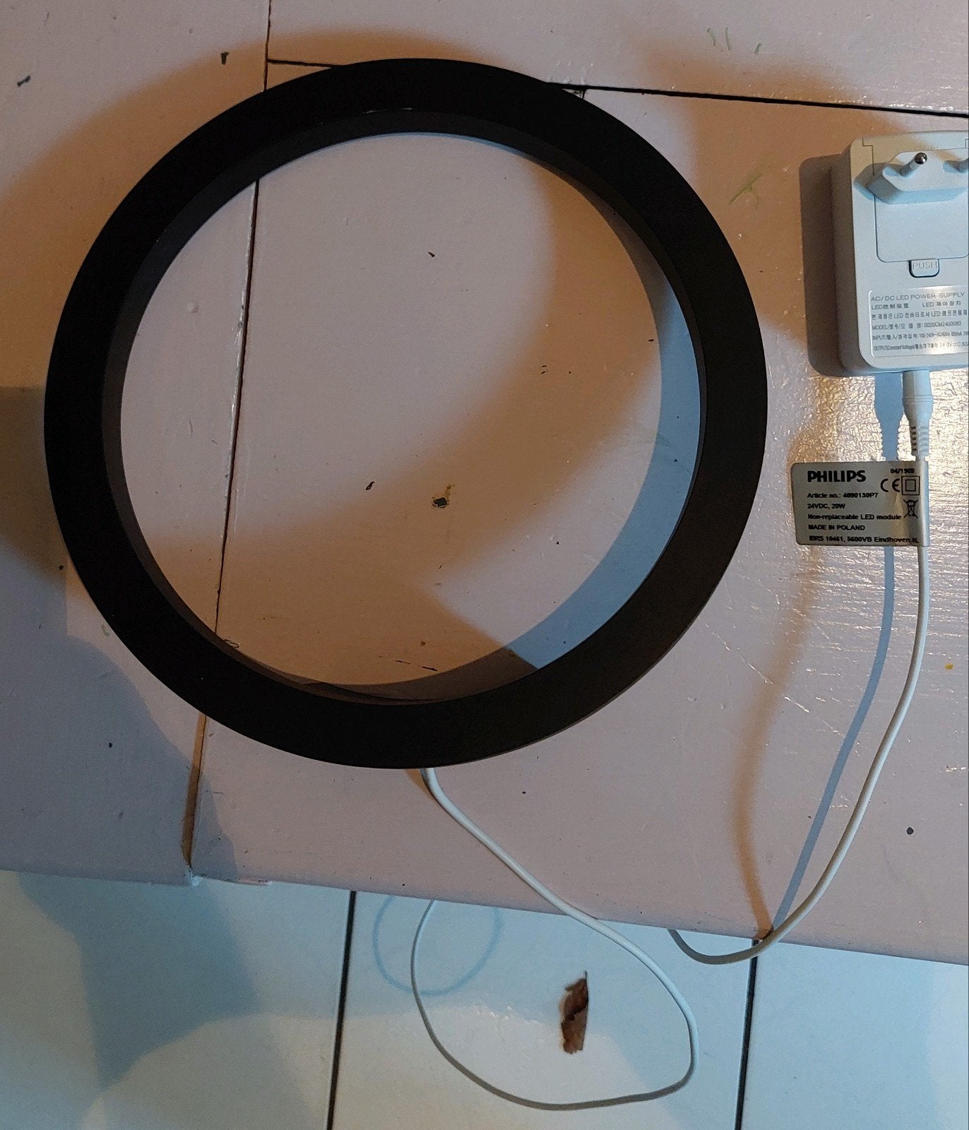 Philips Hue Sana Wall Lamp Black, Huis en Inrichting, Ophalen, Kunststof, Zwart, Overige fittingen