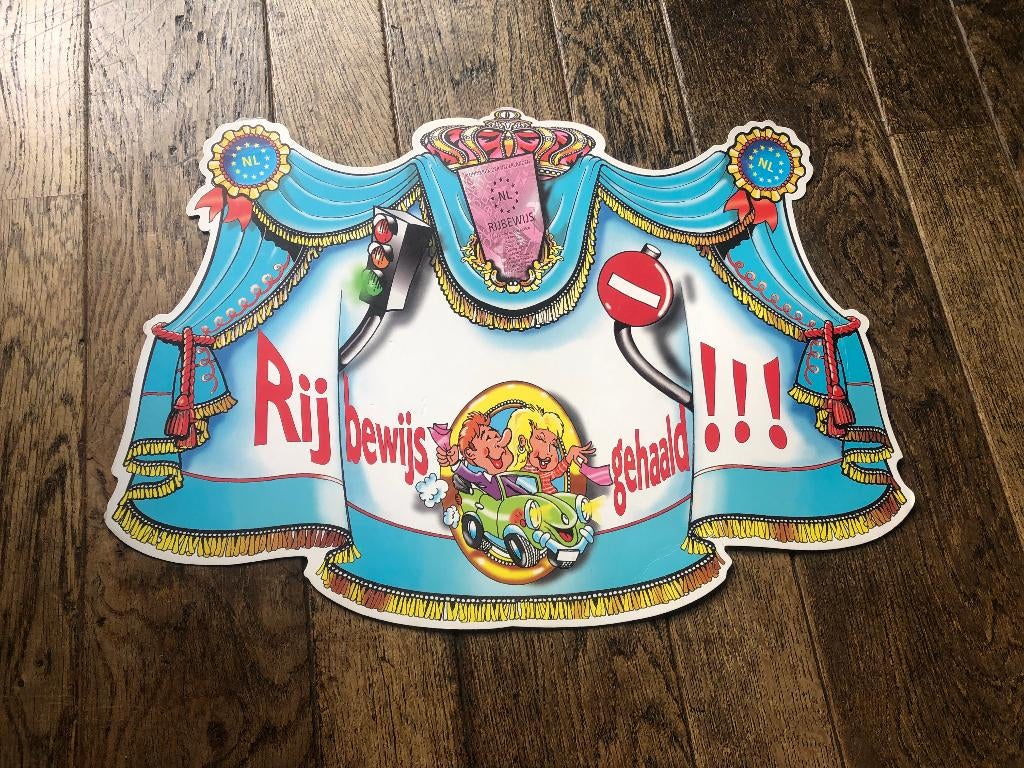 N38–NIEUW Rijbewijs gehaald!!!, Ophalen of Verzenden, Nieuw