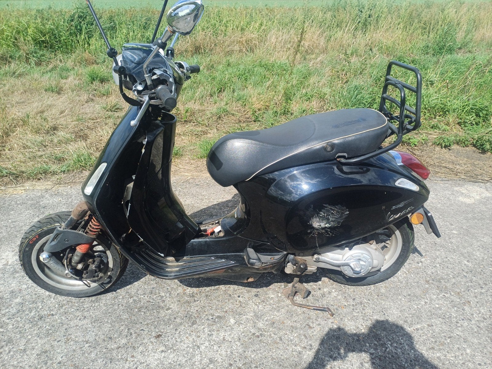 Vespa Sprint met schade - Ideaal voor onderdelen/reparatie, Ophalen of Verzenden, Maximaal 45 km/u, Vespa