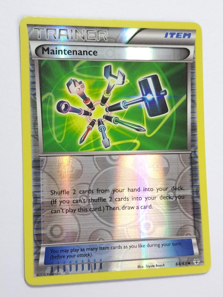 Pokémon - Generations - Maintenance - 64/83 - Reverse Holo, Verzenden, Zo goed als nieuw, Losse kaart, Foil