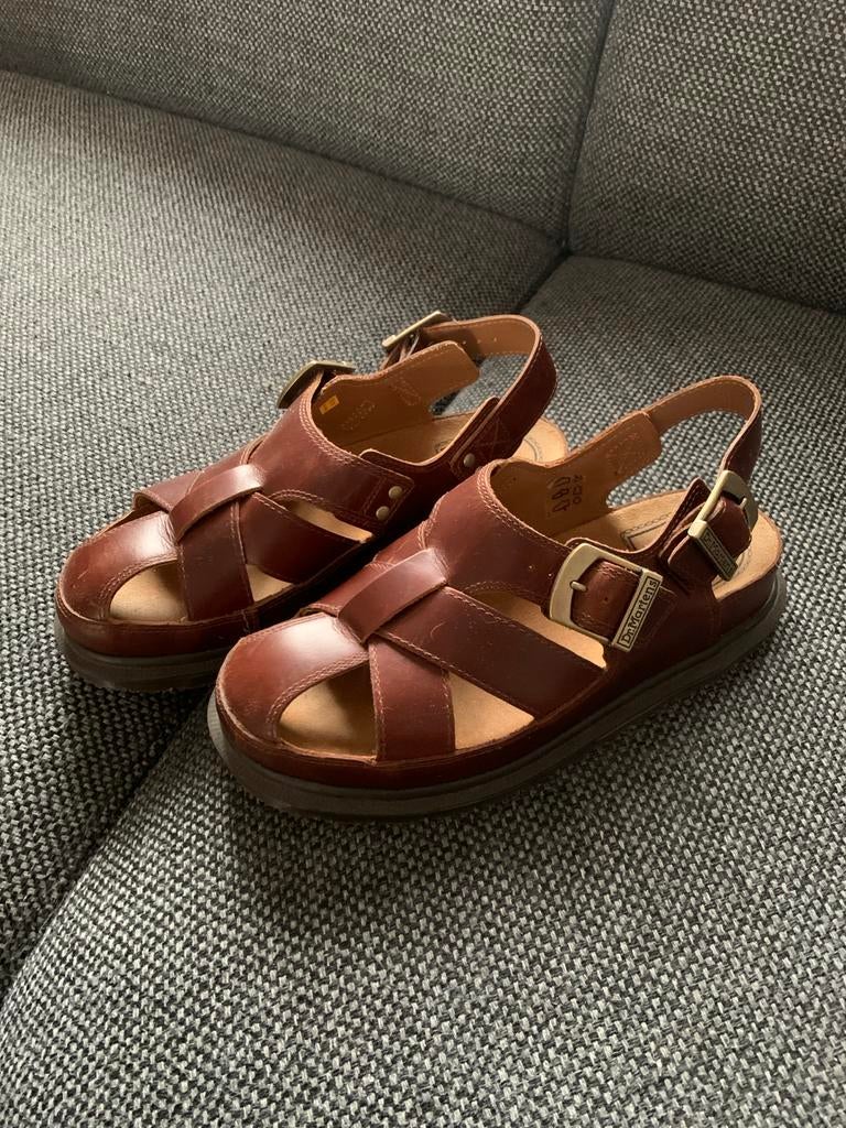 Dr. Martens Bruine Leren Sandalen - Maat 39, Kleding | Dames, Schoenen, Gedragen, Sandalen of Muiltjes, Bruin, Ophalen of Verzenden