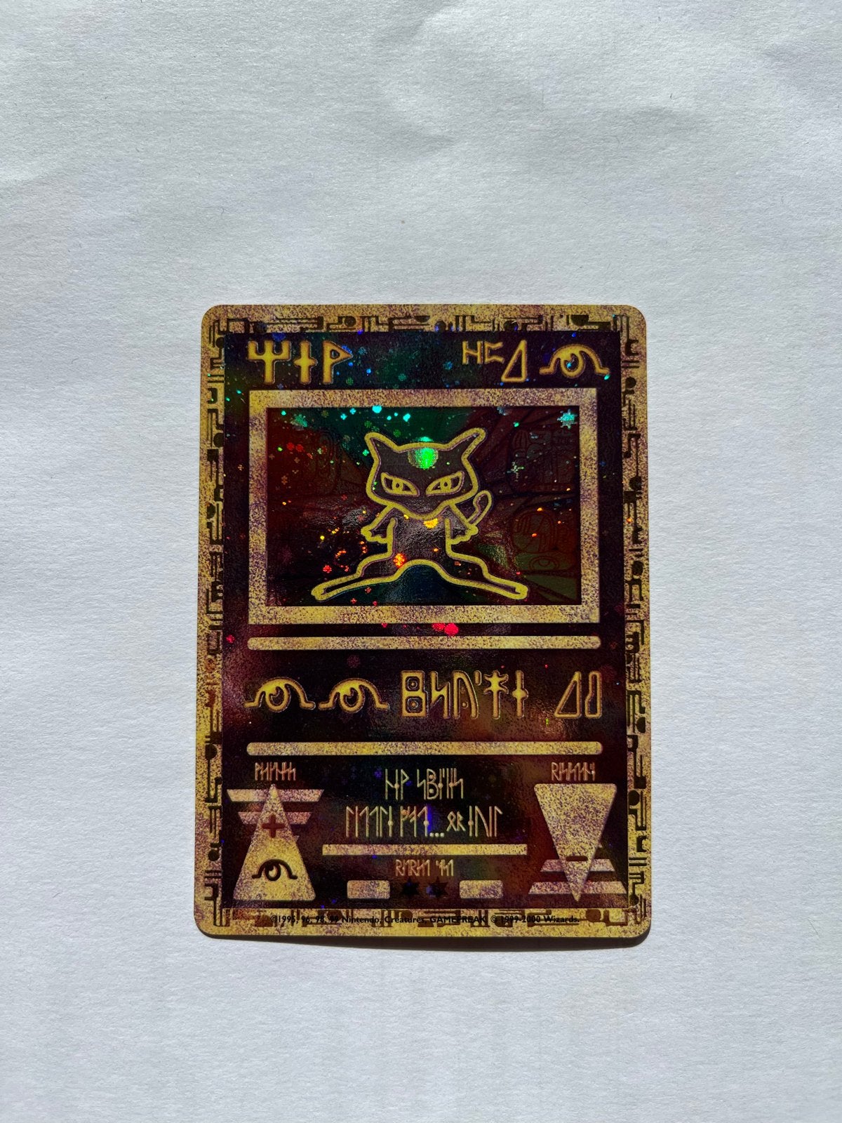 Ancient Mew Pokemon Kaart - uitstekende staat, Ophalen of Verzenden, Zo goed als nieuw, Losse kaart, Foil