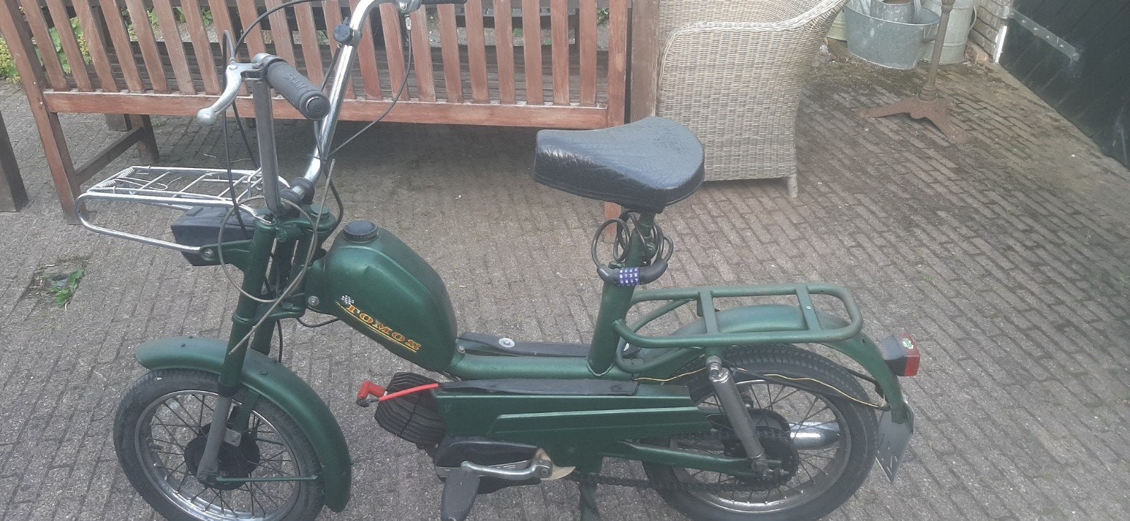Tomos a3 bromfiets - Groen, Fietsen en Brommers, Ophalen, Gebruikt, Maximaal 45 km/u, Standard