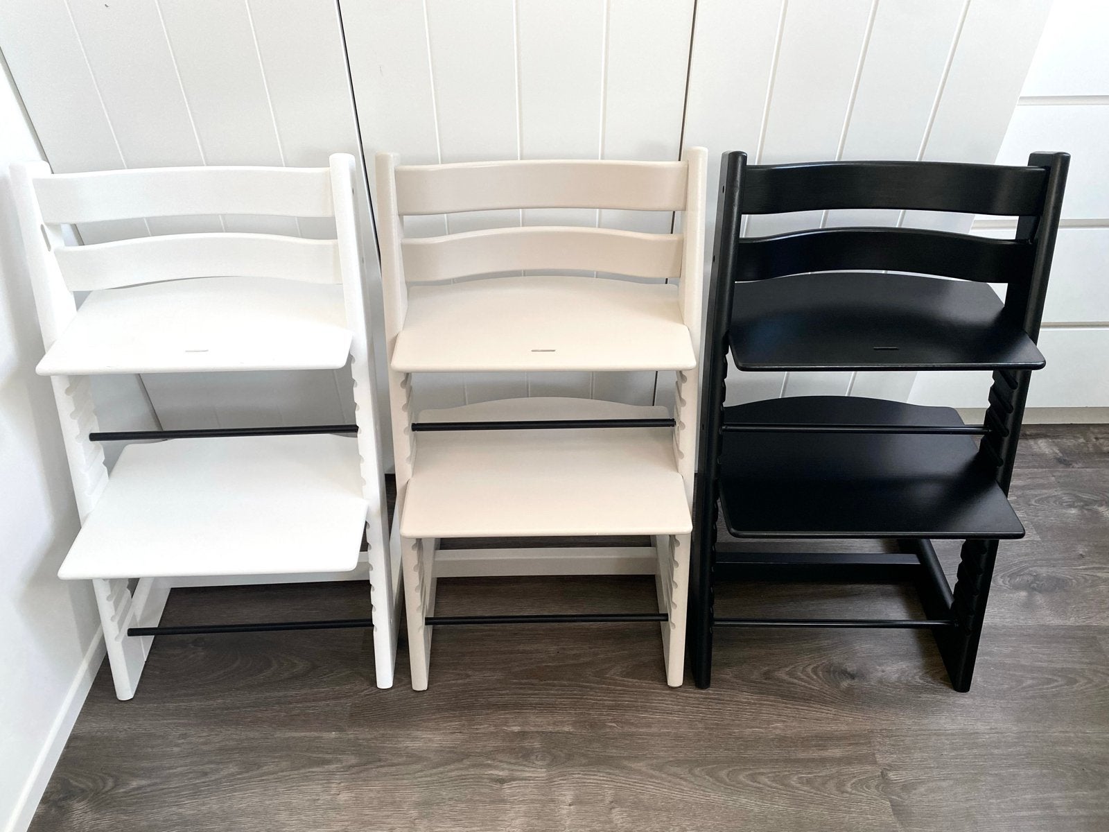 refurbished Stokke Tripp Trapp meegroeistoelen, Ophalen, Gebruikt, Meegroeistoel