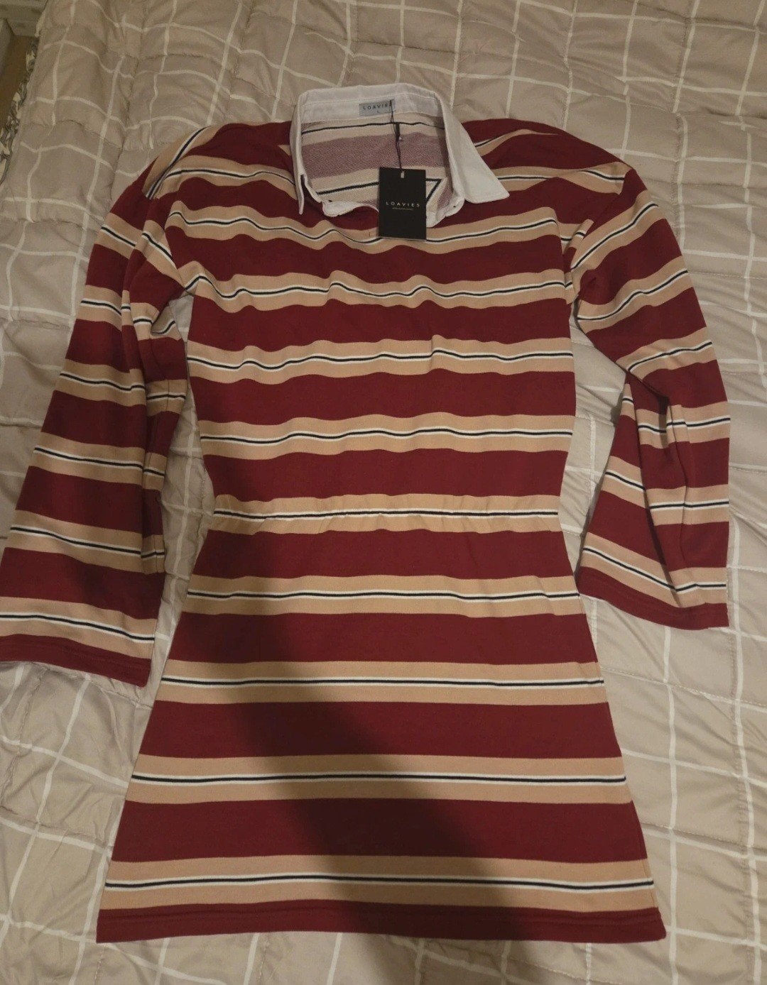 Loavies Trui Jurk nieuw! Gestreepte Jurk, LOAVIES, Maat 42/44 (L), Nieuw, Ophalen of Verzenden