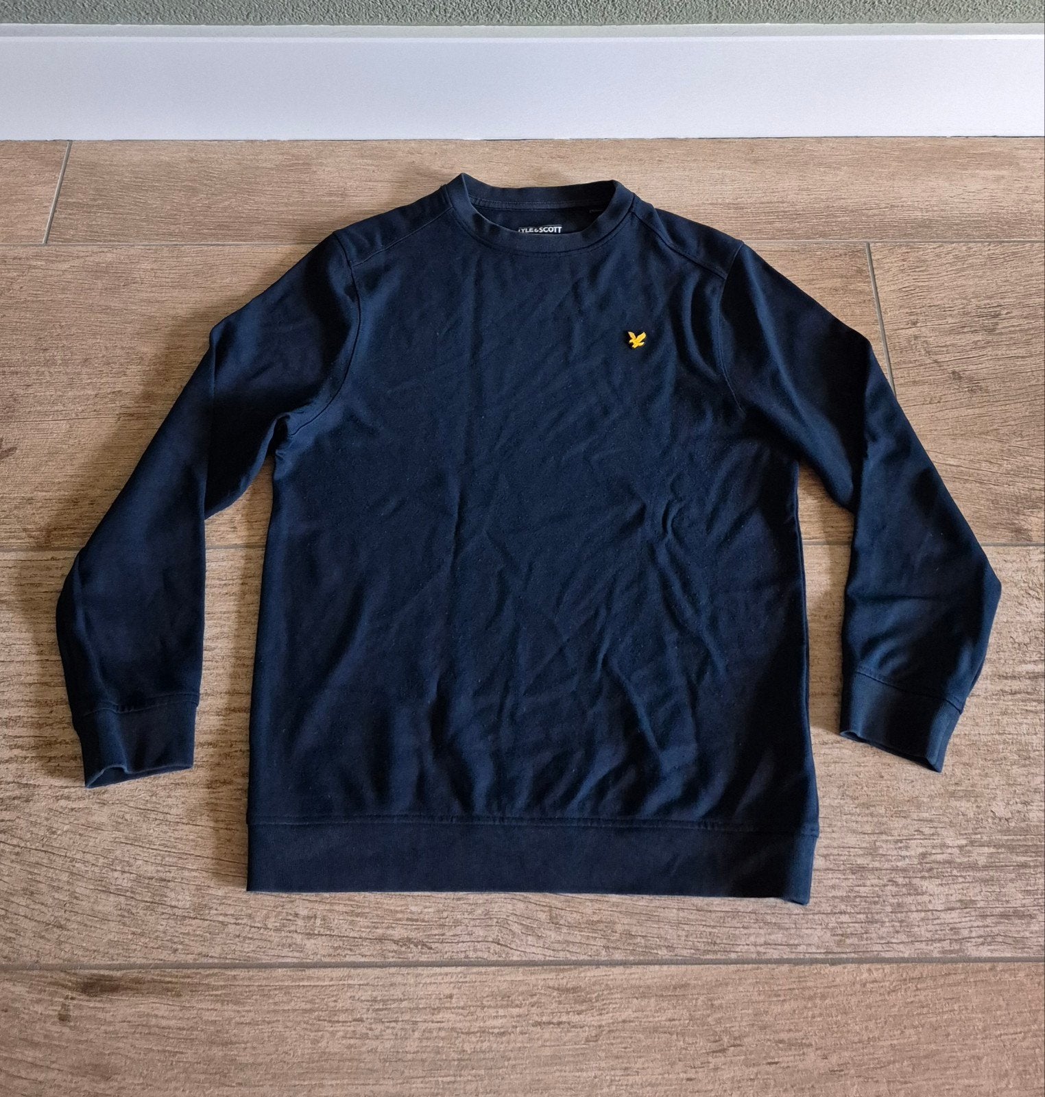 Sweater Lyle & Scott, donkerblauw, maat 164/170, Gebruikt, Trui of Vest, Lyle & Scott, Ophalen of Verzenden