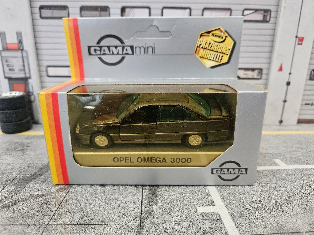 Gama Opel Omega 3000 1990 1/43 in ovp, Ophalen of Verzenden, Zo goed als nieuw, Auto, Gama