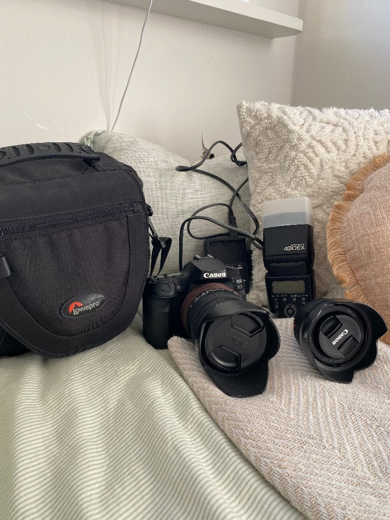 Canon 90d met sigma lens 17-70mm 2.8 en 50mm lens 1.8, Gebruikt, Spiegelreflex, Canon, 32 megapixels